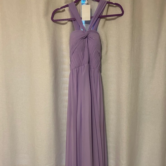 Azazie Lilac Chiffon Dress - Picture 1 of 5